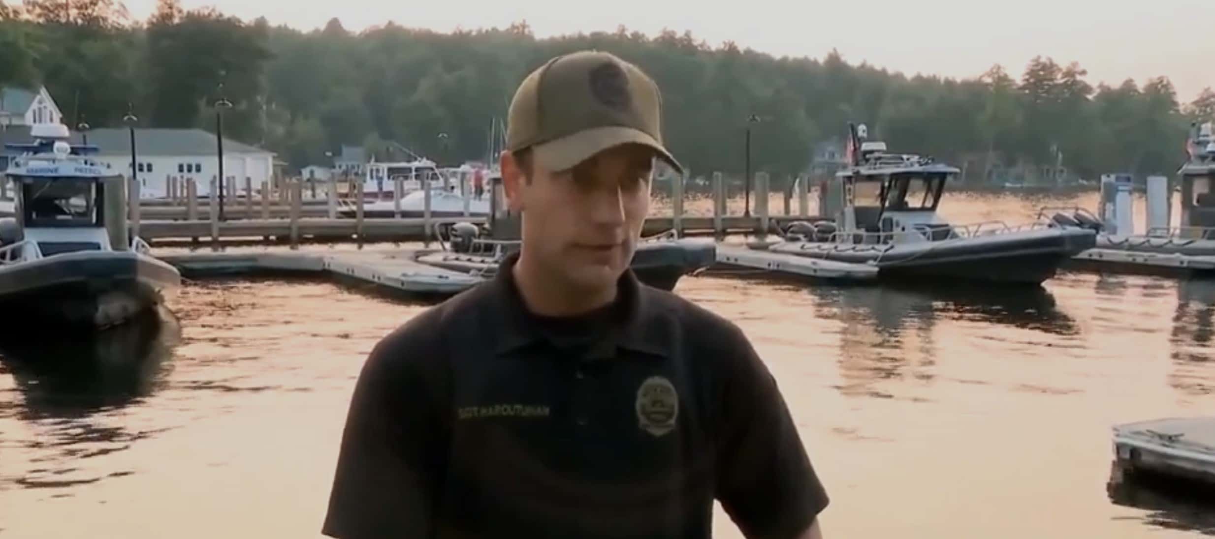Sergeant said Vincent Parr's family was enjoying their time in the New Hampshire river before the tragedy took place (ABC WCVB Screengrab)