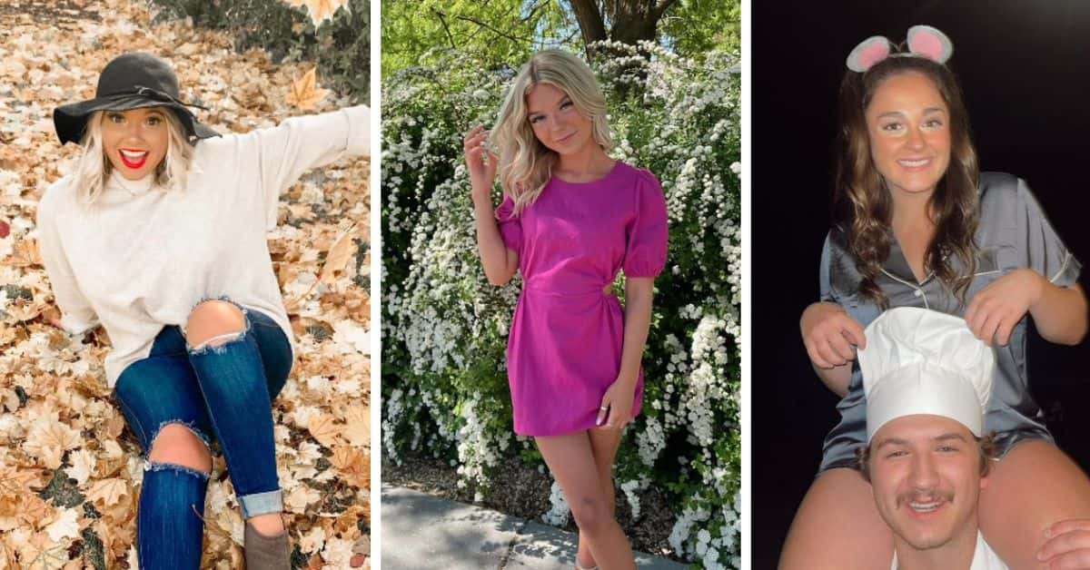 Kaylee Goncalves (L), Madison Mogen (C), and Xana Kernodle and Ethan Chapin (R) were stabbed to death (kayleegoncalves/Instagram, maddiemogen/Instagram, xanakernodle/Instagram)