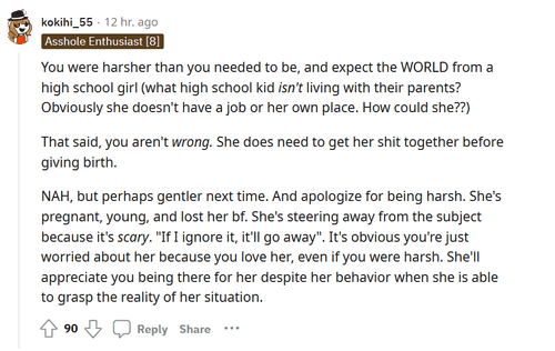 Reddit comment (Reddit)