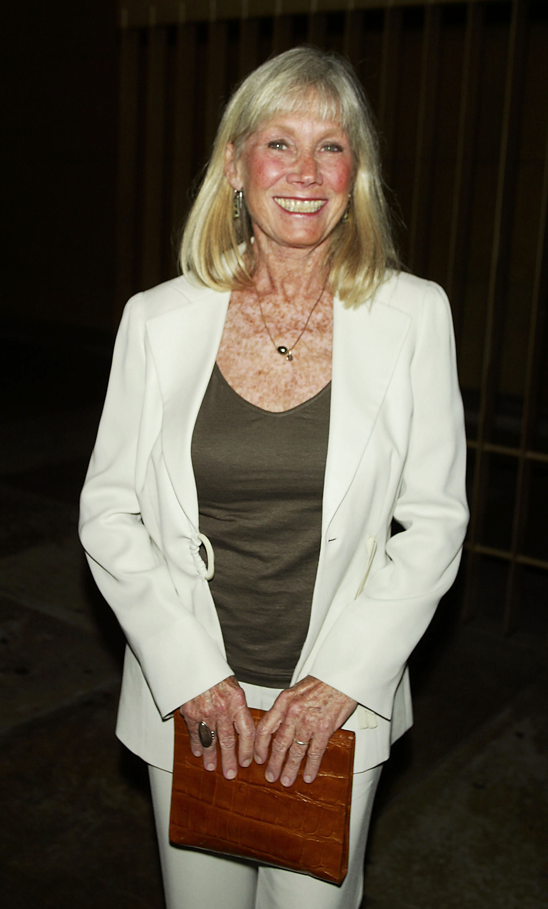 Actress Verna Bloom arrives at a screening of the newly restored 'The Hired Hand', marking the 1971 directorial debut of Peter Fonda, at the Egyptian Theatre on October 22, 2003 in Los Angeles, California. (Source:Getty Images)