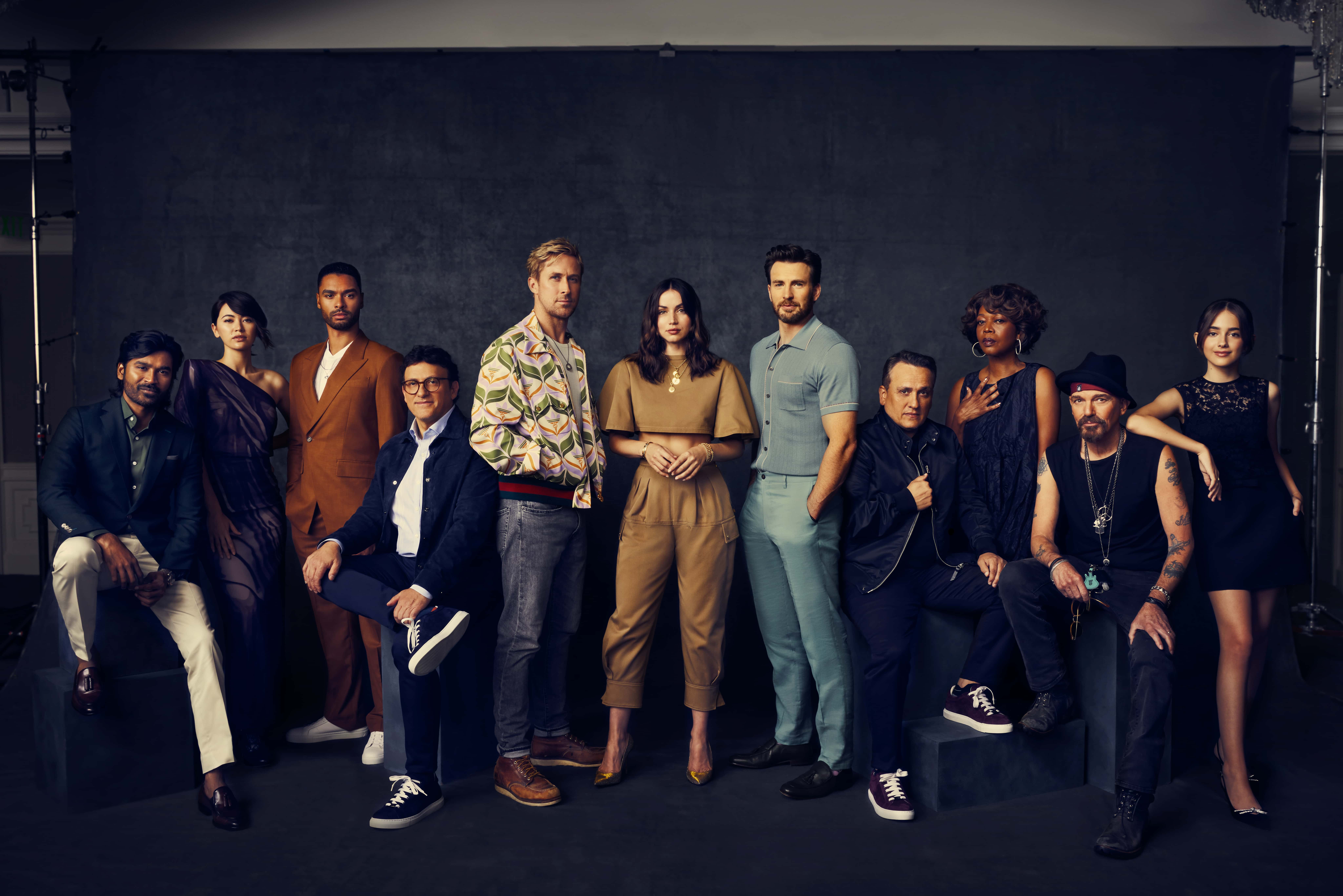 Cast and crew of 'The Gray Man' (Netflix)