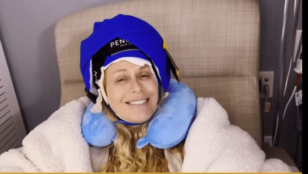 Jill Martin share a glimpse from her chemotheraphy sessions in her documentary (@today/YouTube)