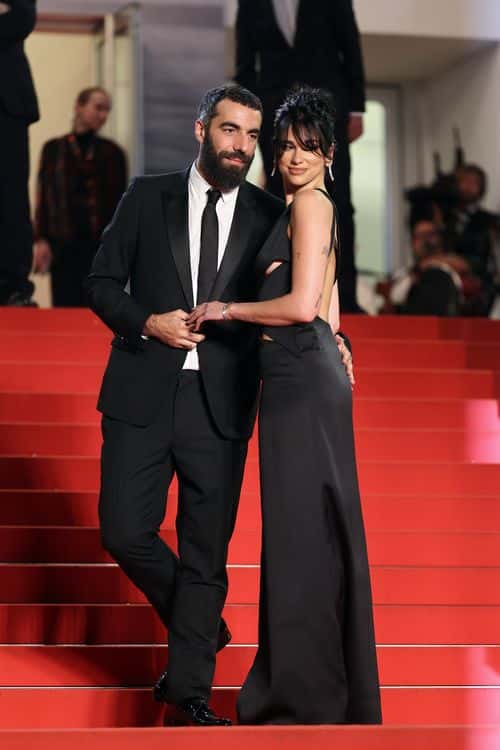 Romain Gavras and Dua Lipa attend the 