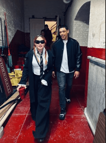 Madonna enjoyed a night of ‘amazing’ music with her new flame, boxer Josh Popper, as she took him to a piano concert alongside her kids in New York City on April 25 (madonna/Instagram)