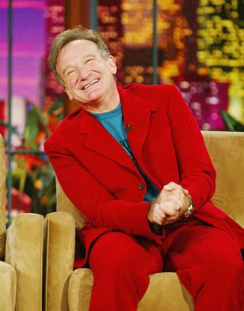 Comedian/actor Robin Williams appears on