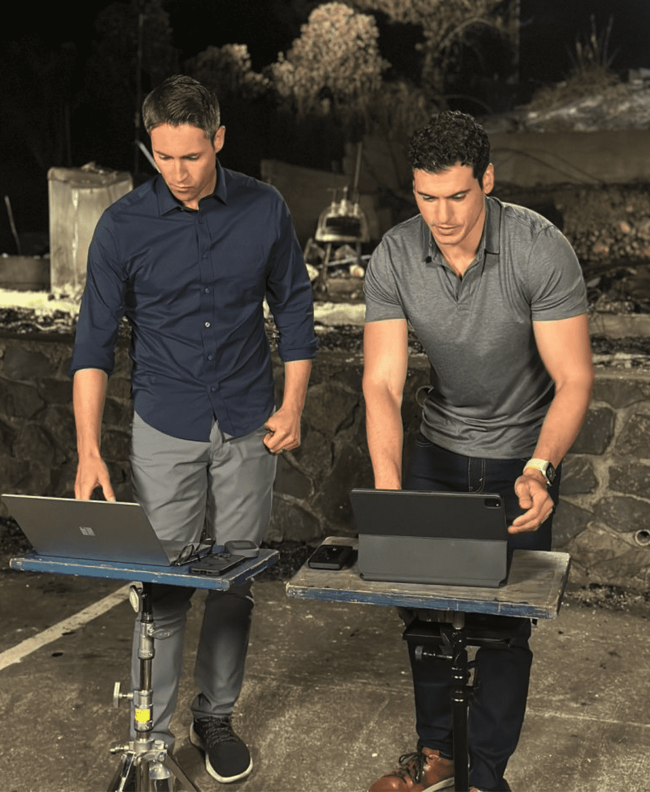 'GMA' Gio Benitez explained that he was in Hawaii on vacation, and producers called him in 'fear' when they learned of wildfires (@giobenitez/Instagram)