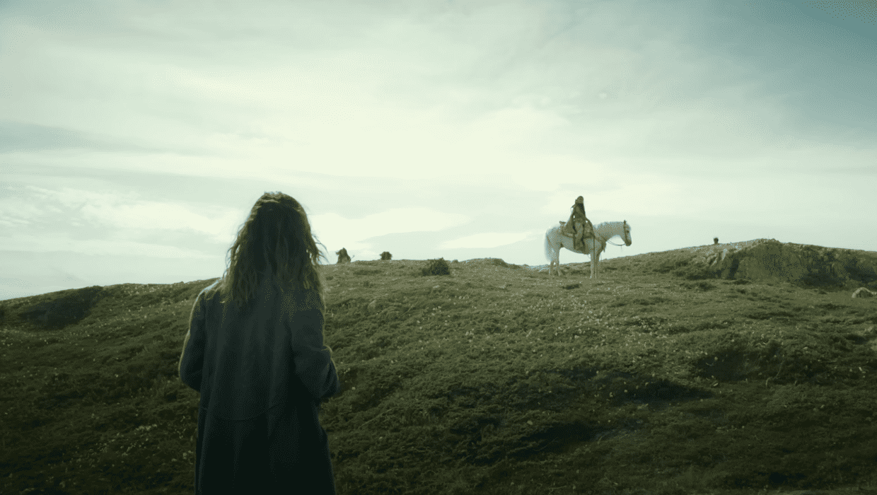 Tiger Lily and the lost boys and girls meeting Wendy Darling for the first time 'Peter Pan and Wendy' (Disney+) 