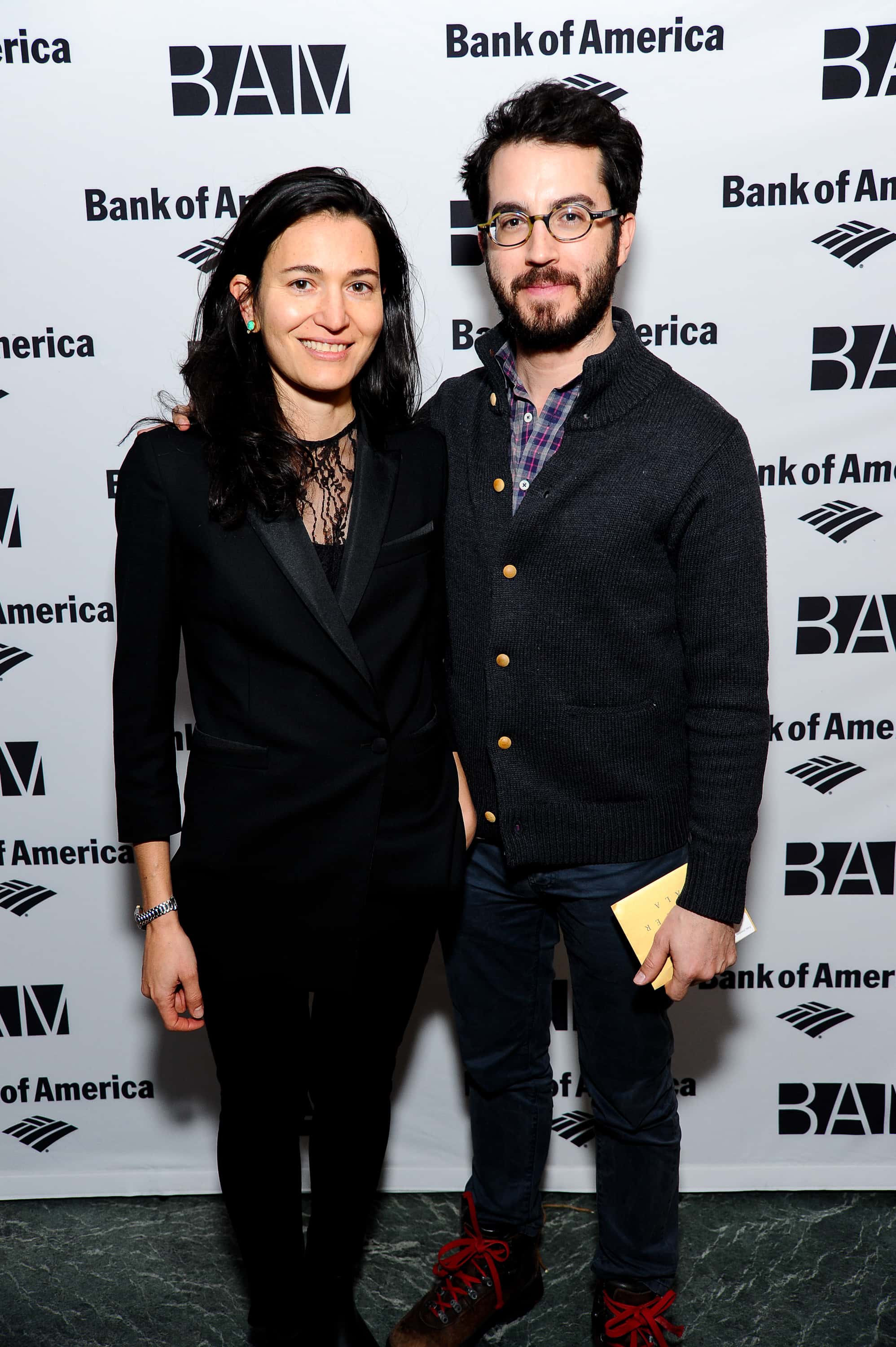 (L-R) Nicole Krauss and Jonathan Safran Foer attend the 2014 BAM Theater gala at Skylight One Hanson on February 6, 2014, in New York City. (Photo by Rommel Demano/Getty Images)