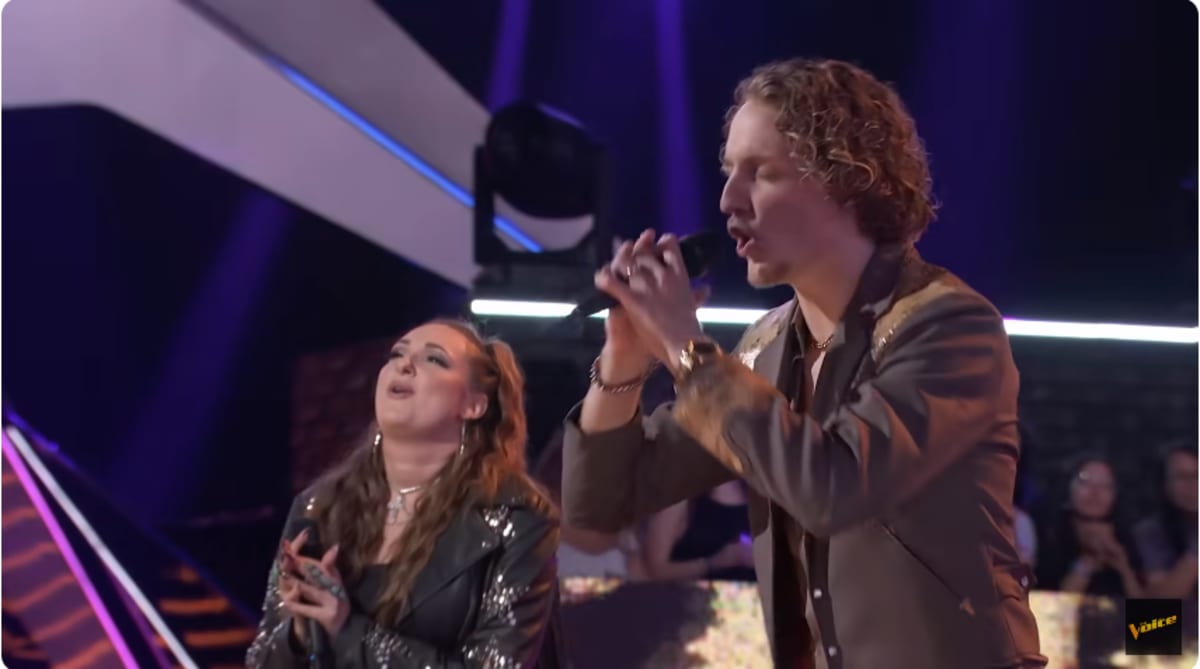 Jacquie Roar and BIAS in 'The Voice' Season 24 (YouTube/TheVoice)