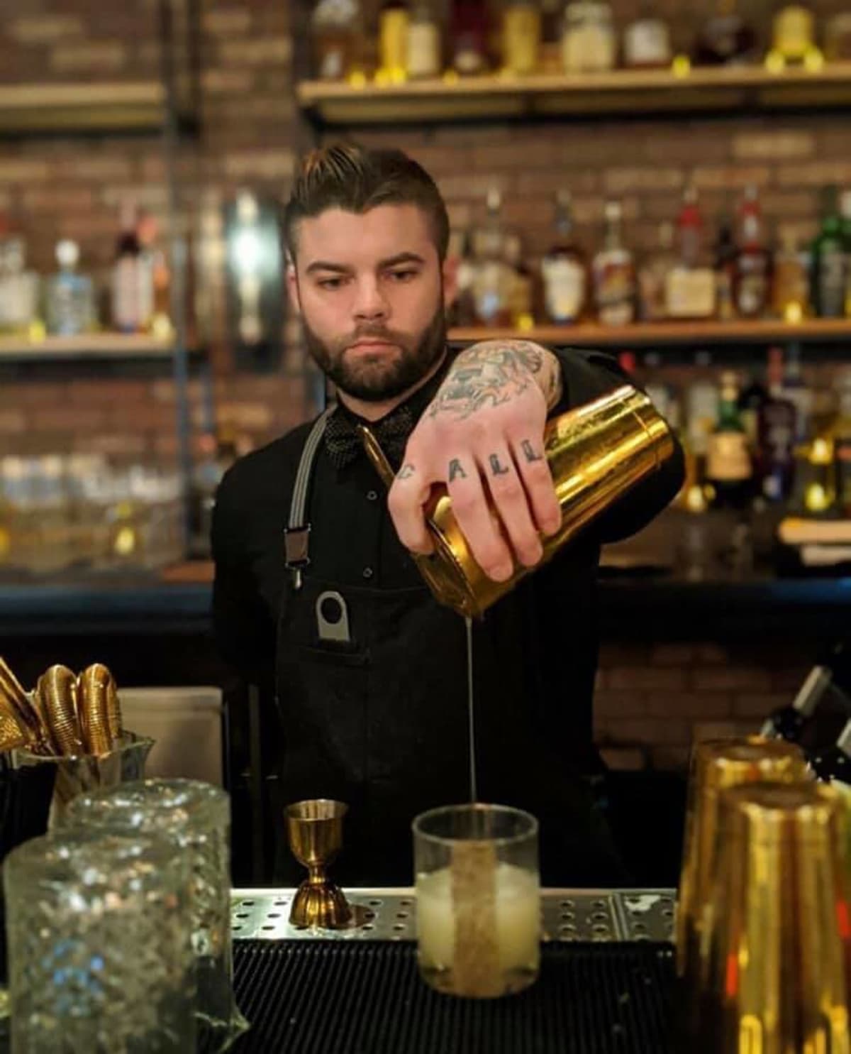 'Love is Blind' Season 5 star Johnie Maraist is a bartender (Facebook/@mike.hulick.5)