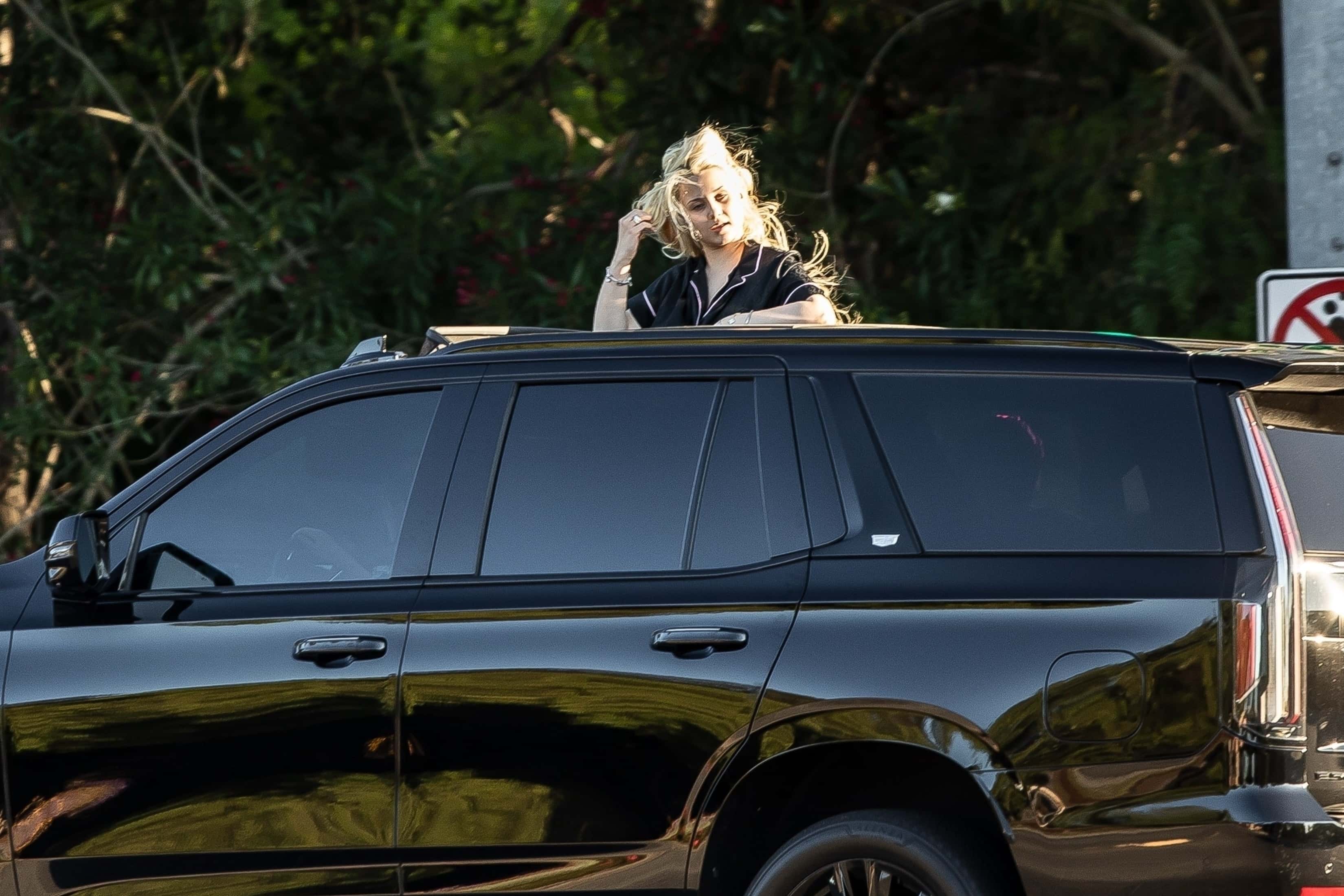 The 47-year-old Blink-182 drummer, Travis, proudly embraces fatherhood not only with his 17-year-old wild child, Alabama Luella Barker, but also with his 19-year-old son, Landon Asher Barker, and his 24-year-old stepdaughter, Atiana De La Hoya, from his previous marriage to Miss USA 1995, Shanna Moakler (Backgrid)