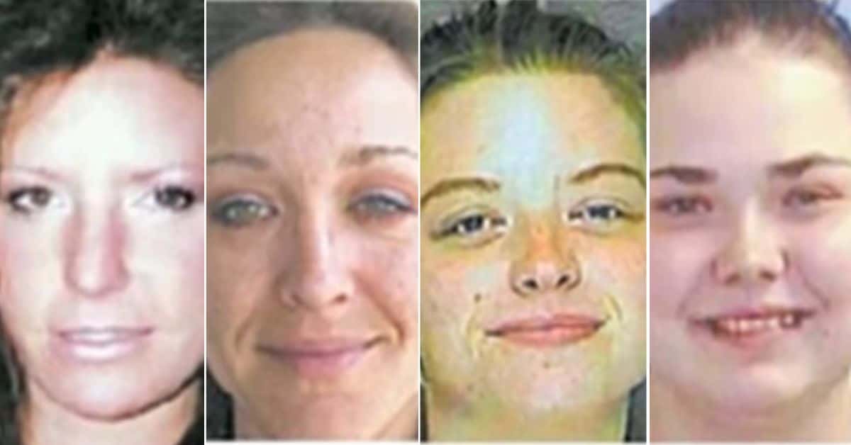 Barbara Breidor, Kim Raffo,  Tracy Ann Roberts and Molly Dilts (Atlantic City Police)