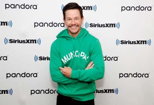 Actor Mark Wahlberg visits the SiriusXM Studios on February 17, 2022 in New York City.