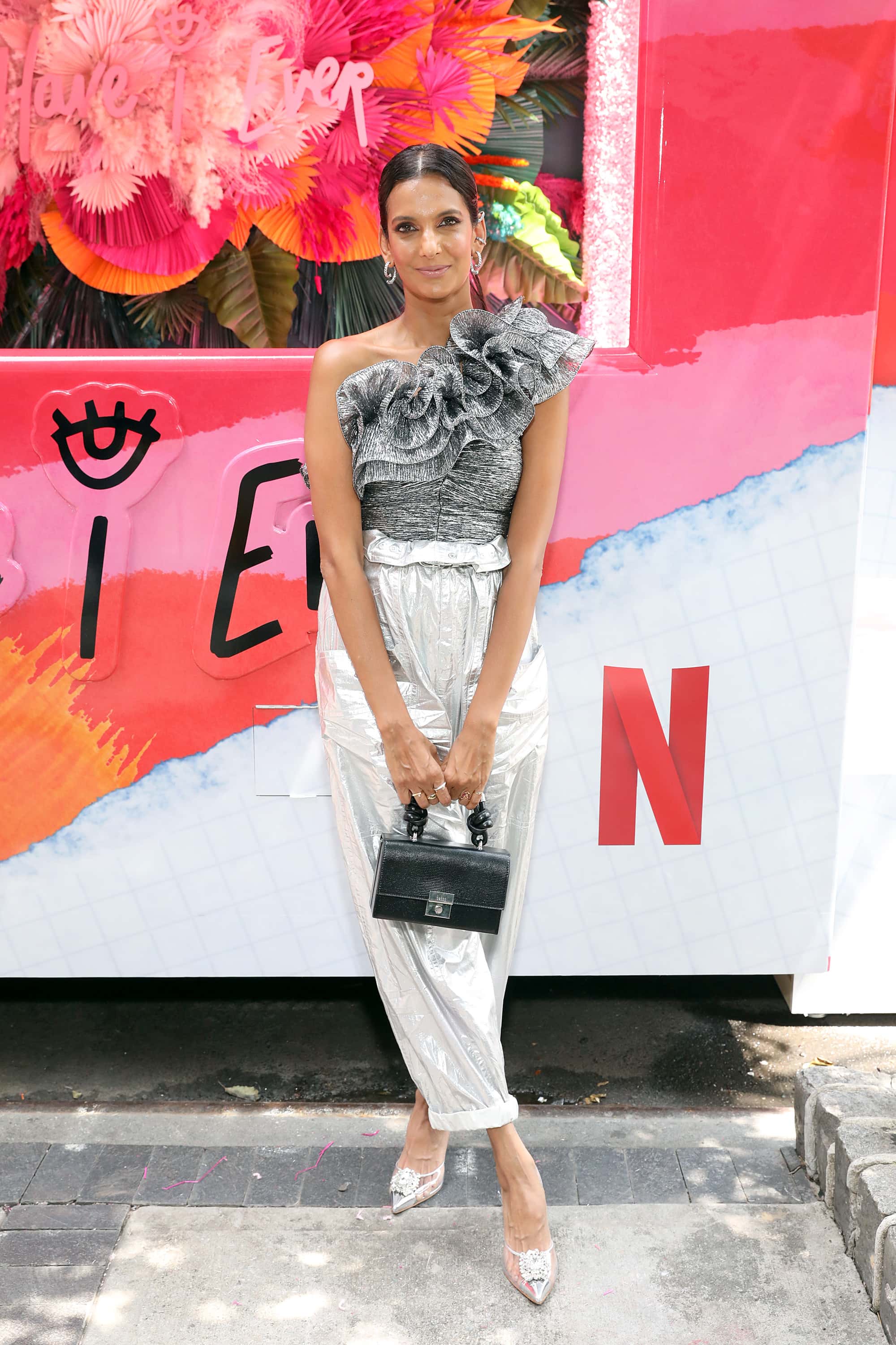 Poorna Jagannathan attends as Netflix hosts a mobile truck pop up activation in celebration of the launch of NEVER HAVE I EVER Season 2 on July 15, 2021 in New York City.