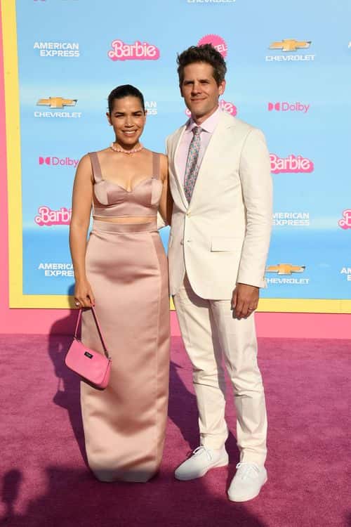 (L-R) America Ferrera and Ryan Piers Williams attend the World Premiere of 