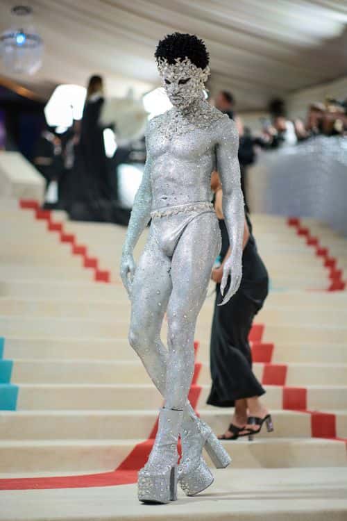 Lil Nas X attends The 2023 Met Gala Celebrating 