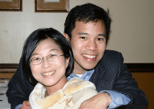 Robert Wone with his wife Katherine Ellen Yu (CaseFile/Twitter)