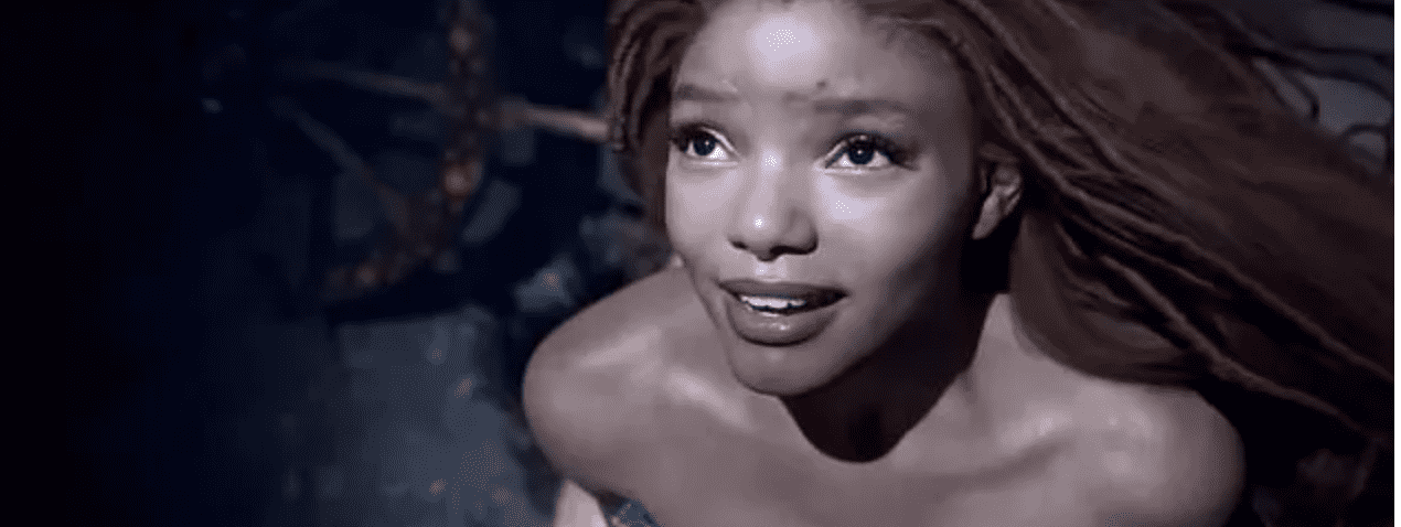 Halle Bailey plays little mermaid in Disney new live action movie. (Disney/youtube)