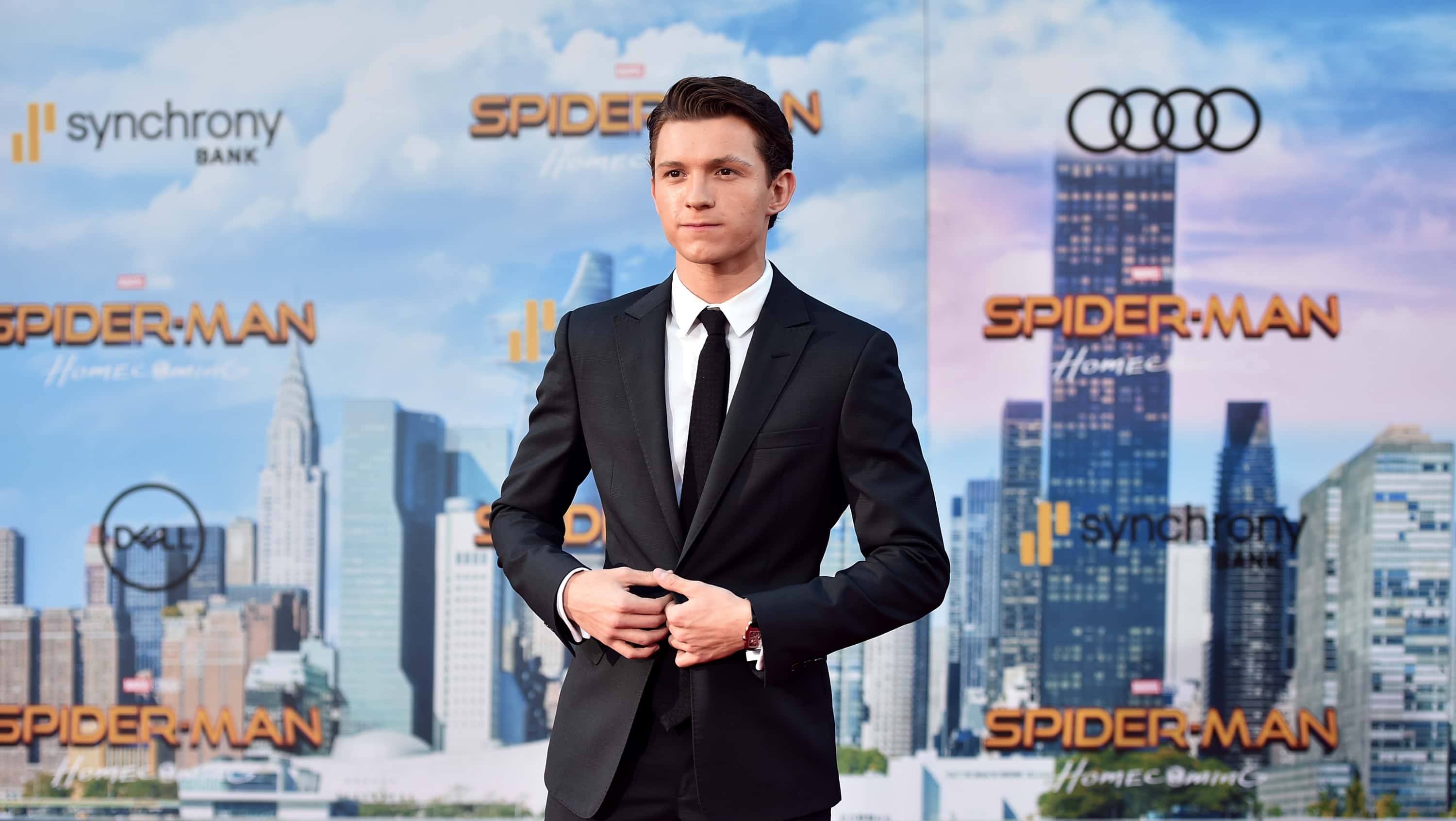 HOLLYWOOD, CA - JUNE 28: Tom Holland attends the premiere of Columbia Pictures' 