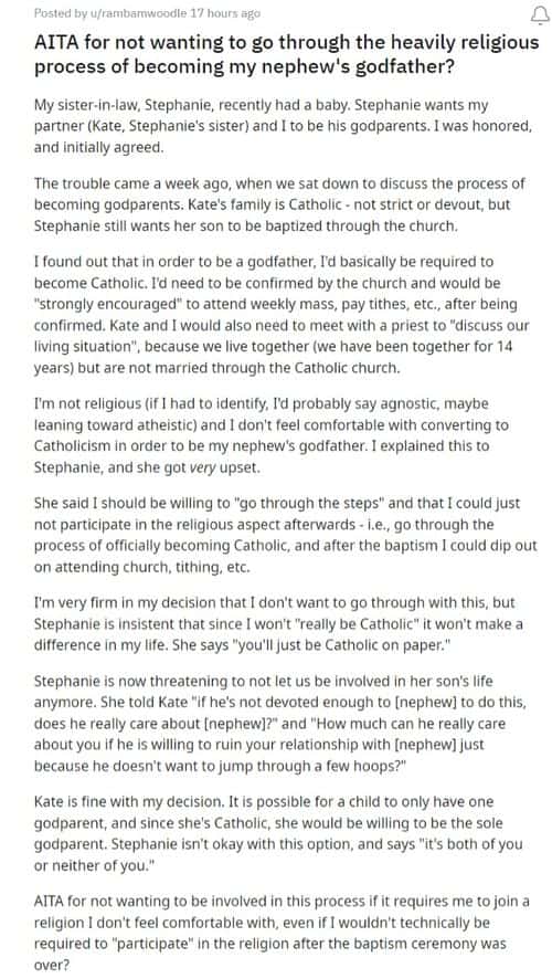 Reddit post (Reddit)