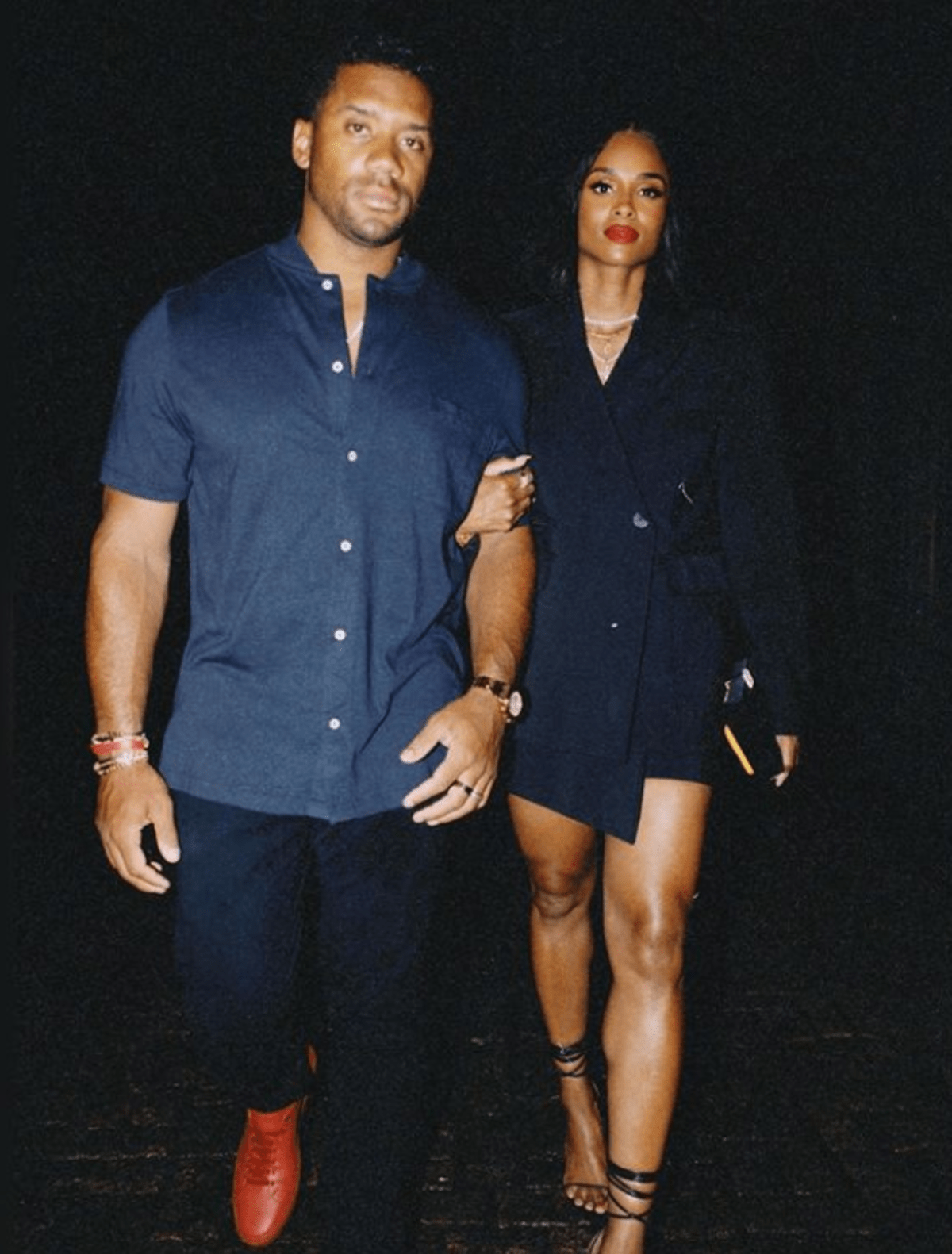Ciara is 5 feet 5 inches tall and is 6 inches shorter than Russell Wilson (@ciara/Instagram)