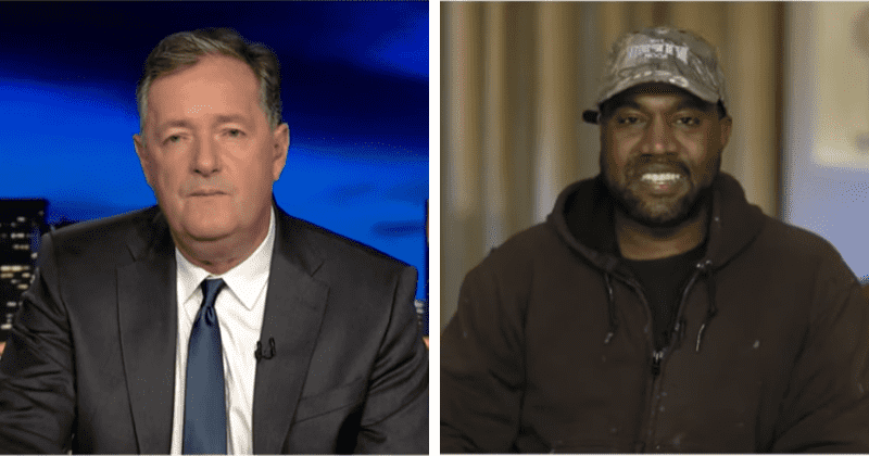 Piers Morgan confronts Kanye West over the anti-Semitic remark he posted earlier this month. (Youtube/Piers Morgan Uncensored)
