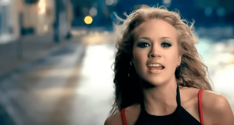 Carrie Underwood in 'Before He Cheats' music video from her album 'Some Hearts' Credit: (Carrie Underwood/YouTube)