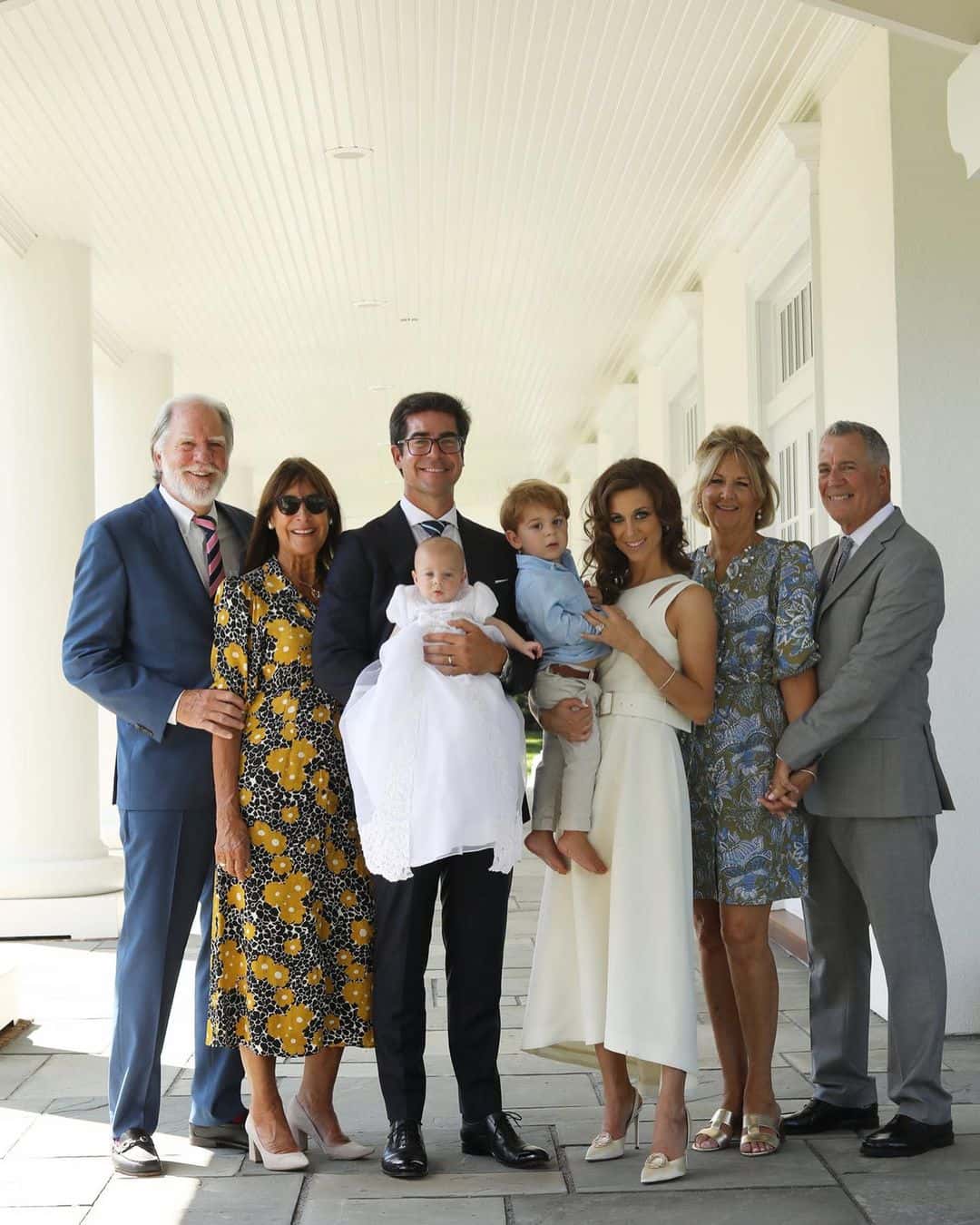 Jesse and Emma Watters with their parents and children Gigi and Jesse Jr. (@emmawatters__/Instagram)