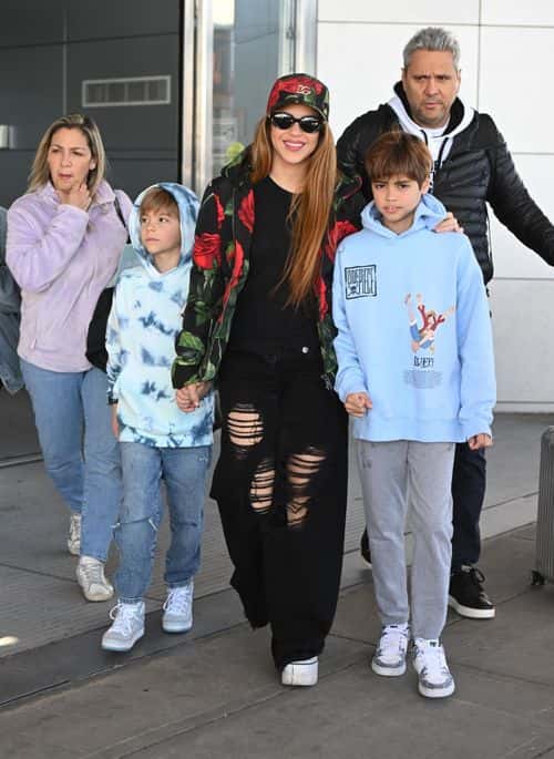 Shakira shares two sons with her ex-partner Gerard Pique (Backgrid)