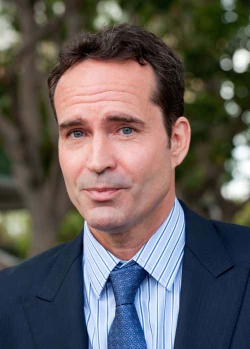 Actor Jason Patric Holds A press Conference Outside of the Court on September 2, 2014 in Los Angeles, California.
