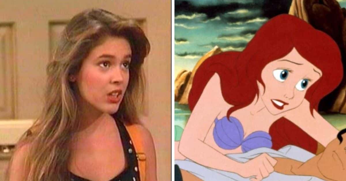Alyssa Milano served as the model for Ariel in 1989 'The Little Mermaid' (IMDb/American Broadcasting Companies, Inc./Walt Disney Studios)