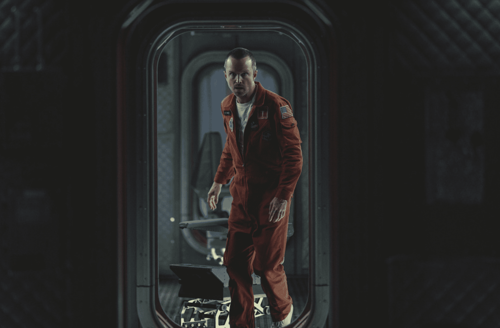 Cliff Stanfield (Aaron Paul) ends up losing everything in 'Black Mirror's'  'Beyond the Sea' (Netflix)