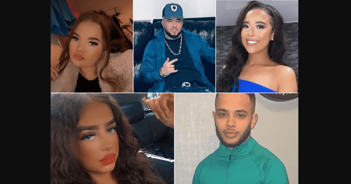 Darcy Ross, Eve Smith, Sophie Russon, Shane Loughlin, and Rafel Jeanne were victims of a tragic Cardiff car crash (YouTube video screengrab/The Independent TV)