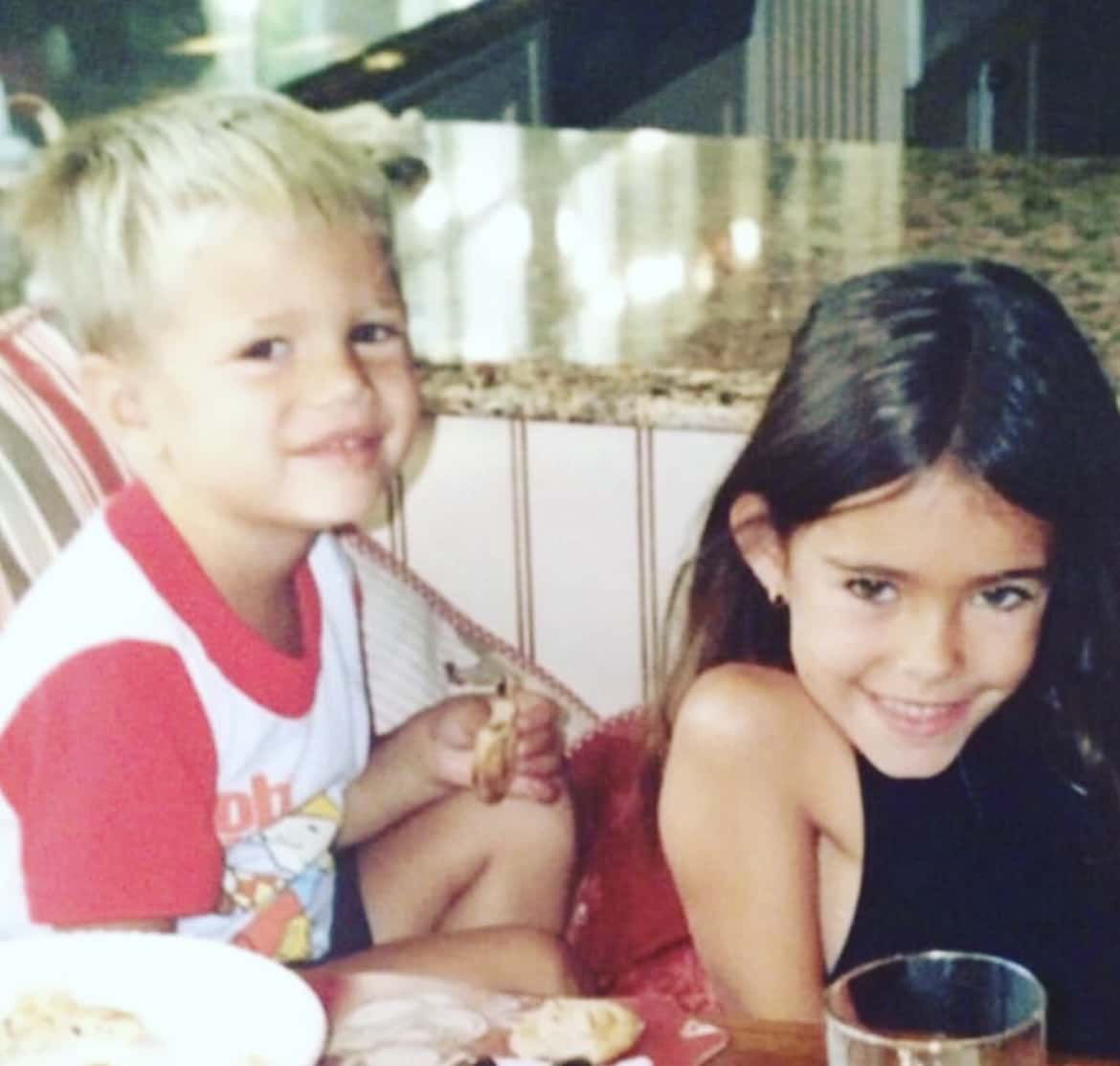 Madiosn Beer's childhood picture with brother Ryder (@ryderbeer/Instagram)