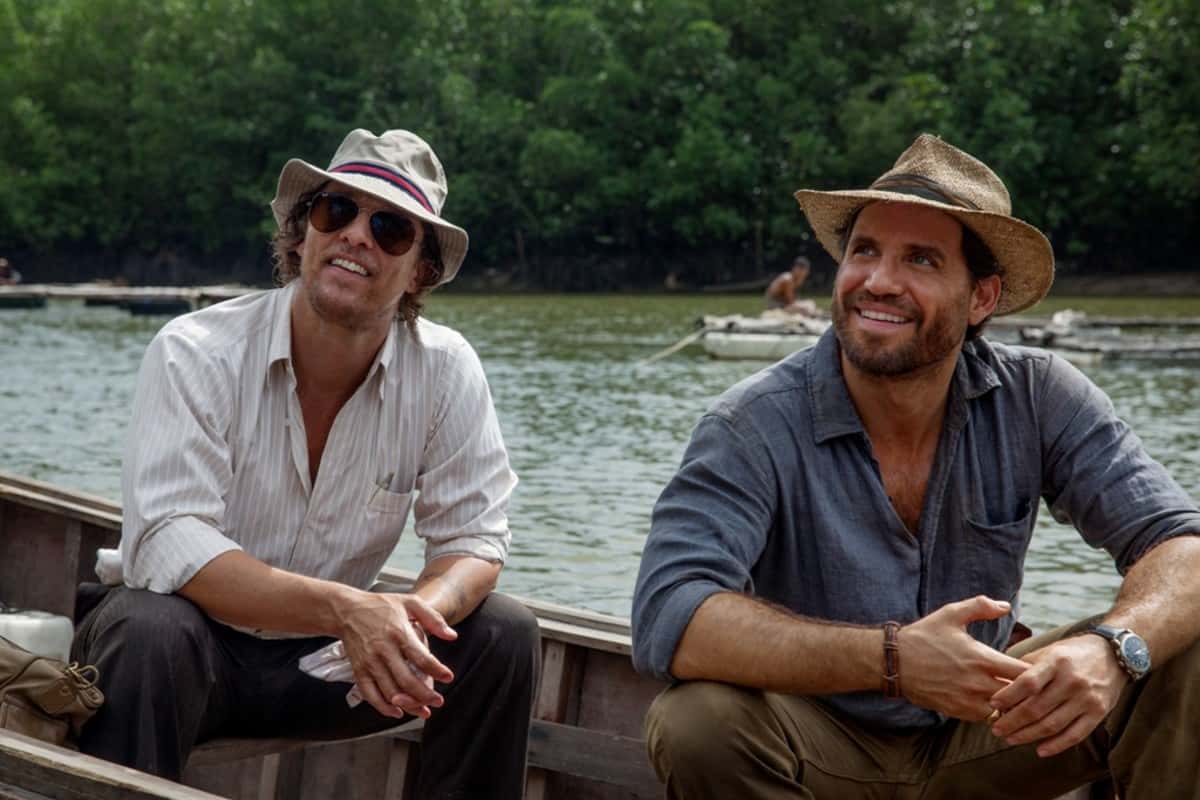 Matthew McConaughey as Kenny Wells and Edgar Ramirez as Michael Acosta in 'Gold' (TWC-Dimension)
