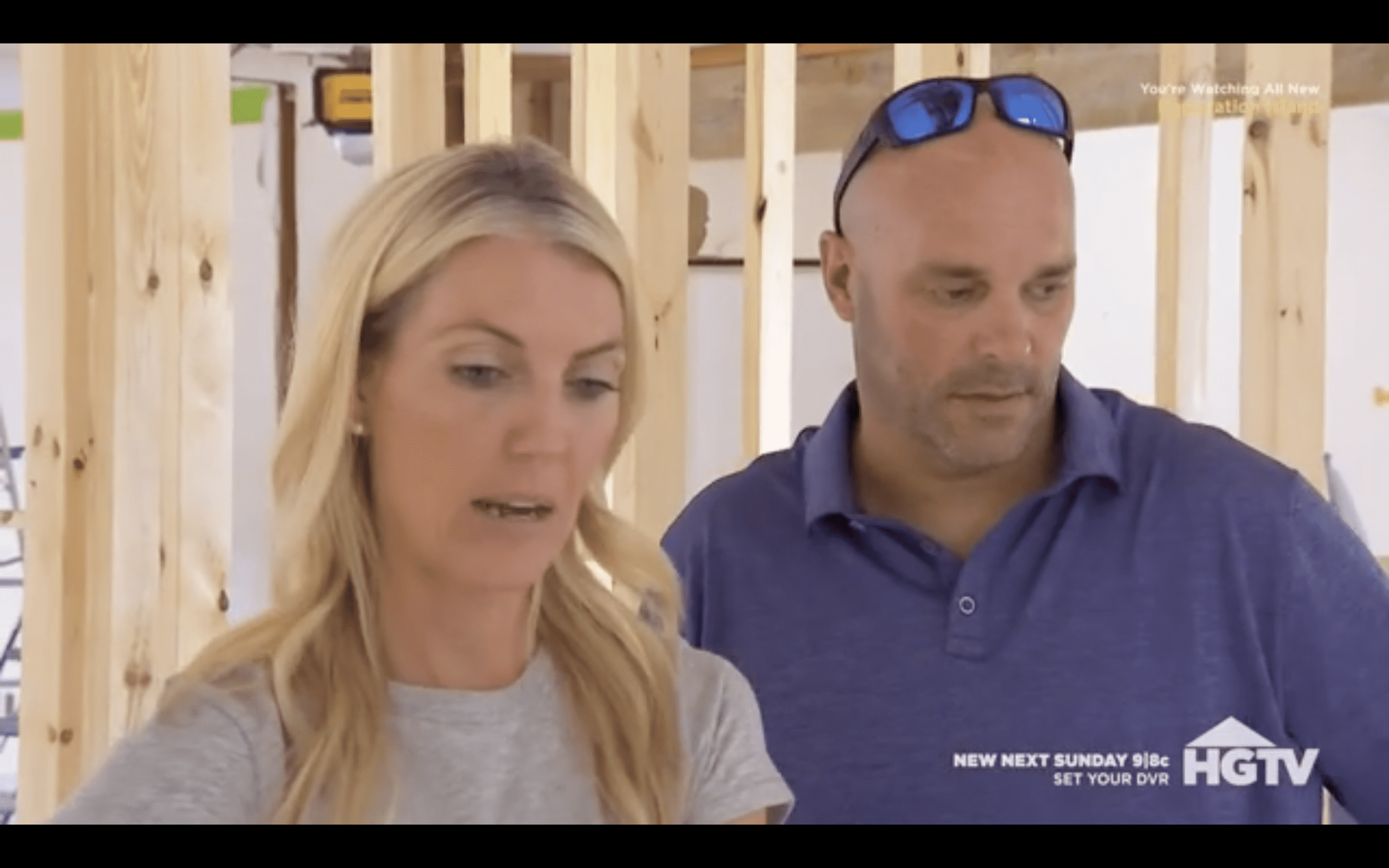 Sarah and Bryan Baeumler on 'Renovation Island' (HGTV)