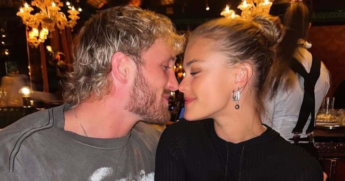 Logan Paul and Nina Agdal got engaged in July 2023 (@ninaagdal/Instagram)