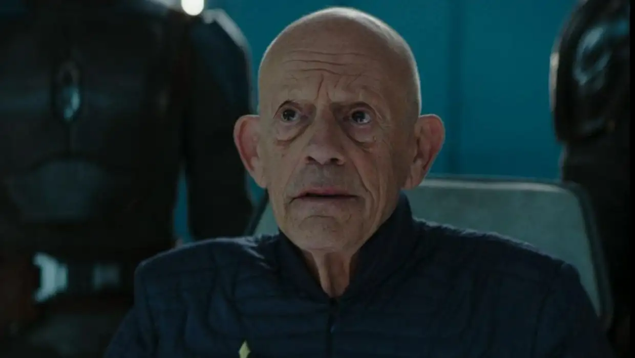 Christopher Lloyd as Commissioner Helgait in Chapter 22 of 'The Mandalorian' (Disney+) 