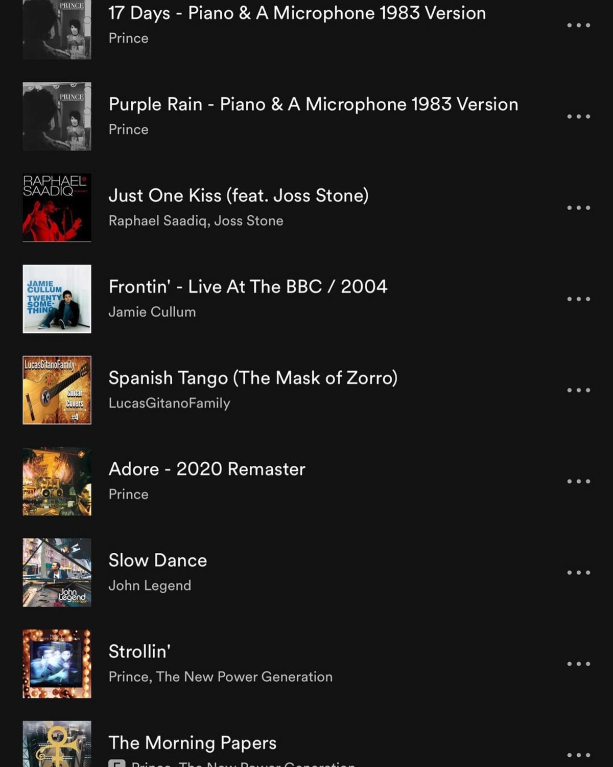 TJ Holmes added a screenshot of his playlist for the run (@officialtjhomes/Instagram)