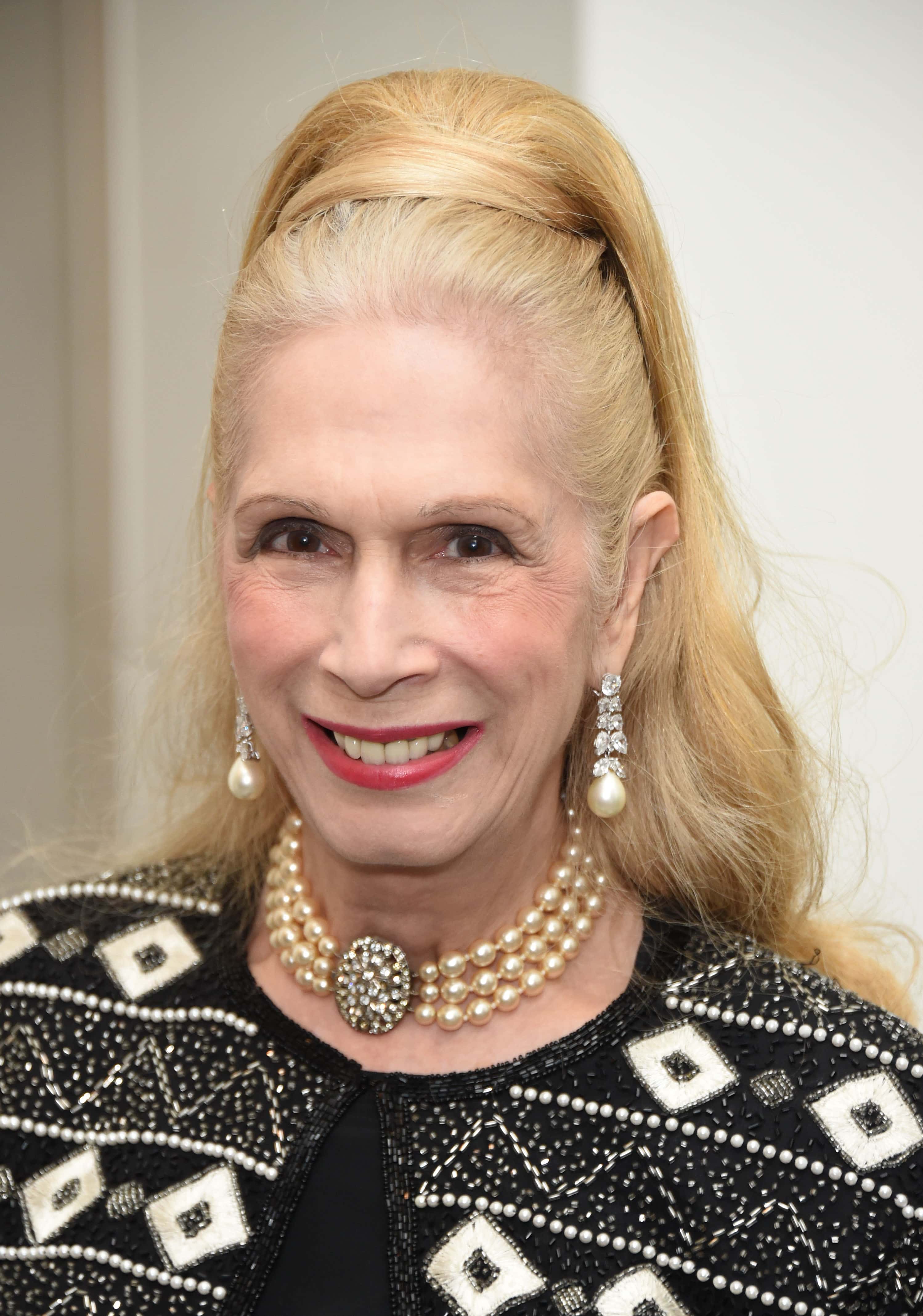 Lady Colin Campbell attends Saatchi's first ever all female show to mark the Gallery's 30th Anniversary at The Saatchi Gallery on January 12, 2016 in London, England.