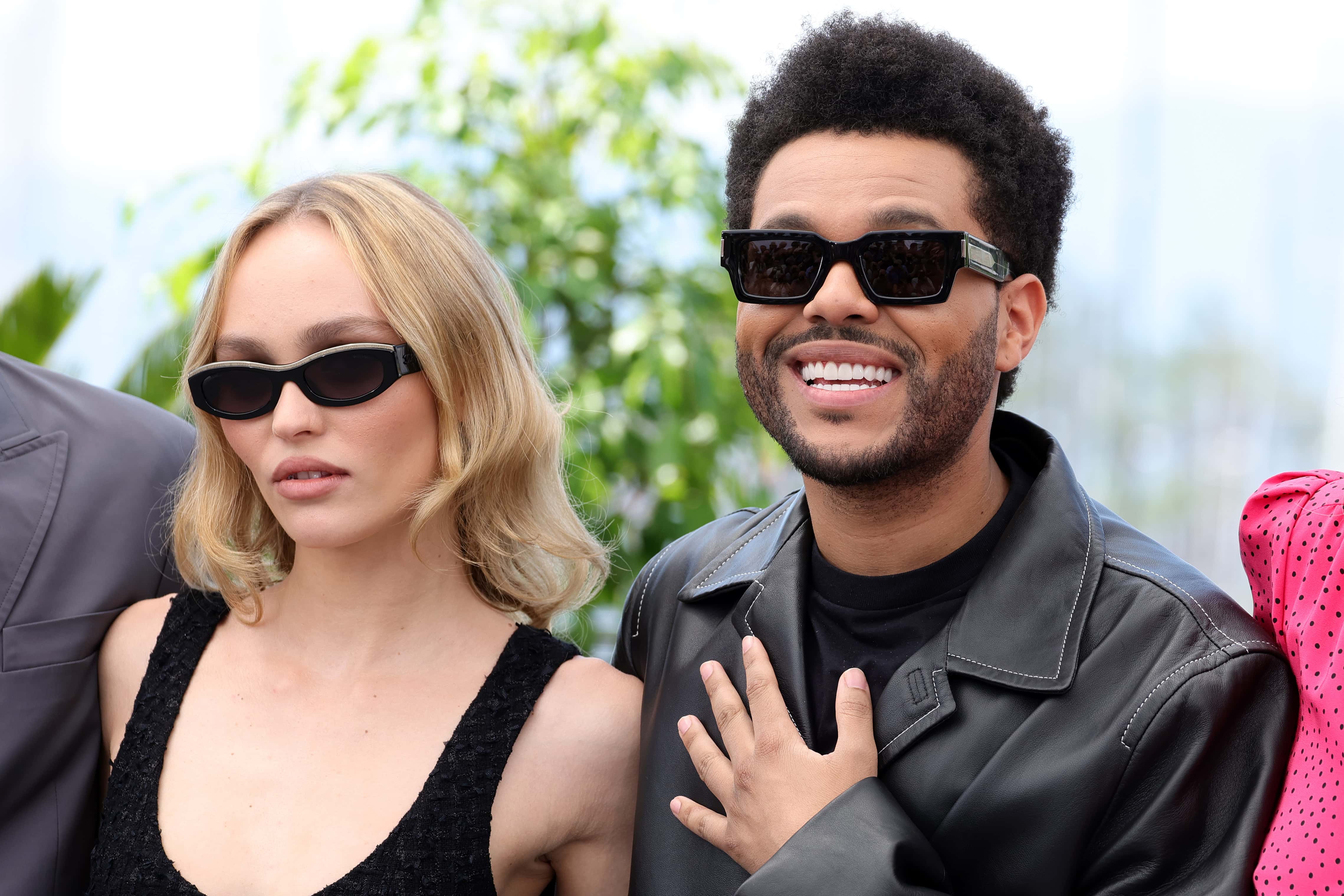  Lily-Rose Depp and Abel 'The Weeknd' Tesfaye attend 