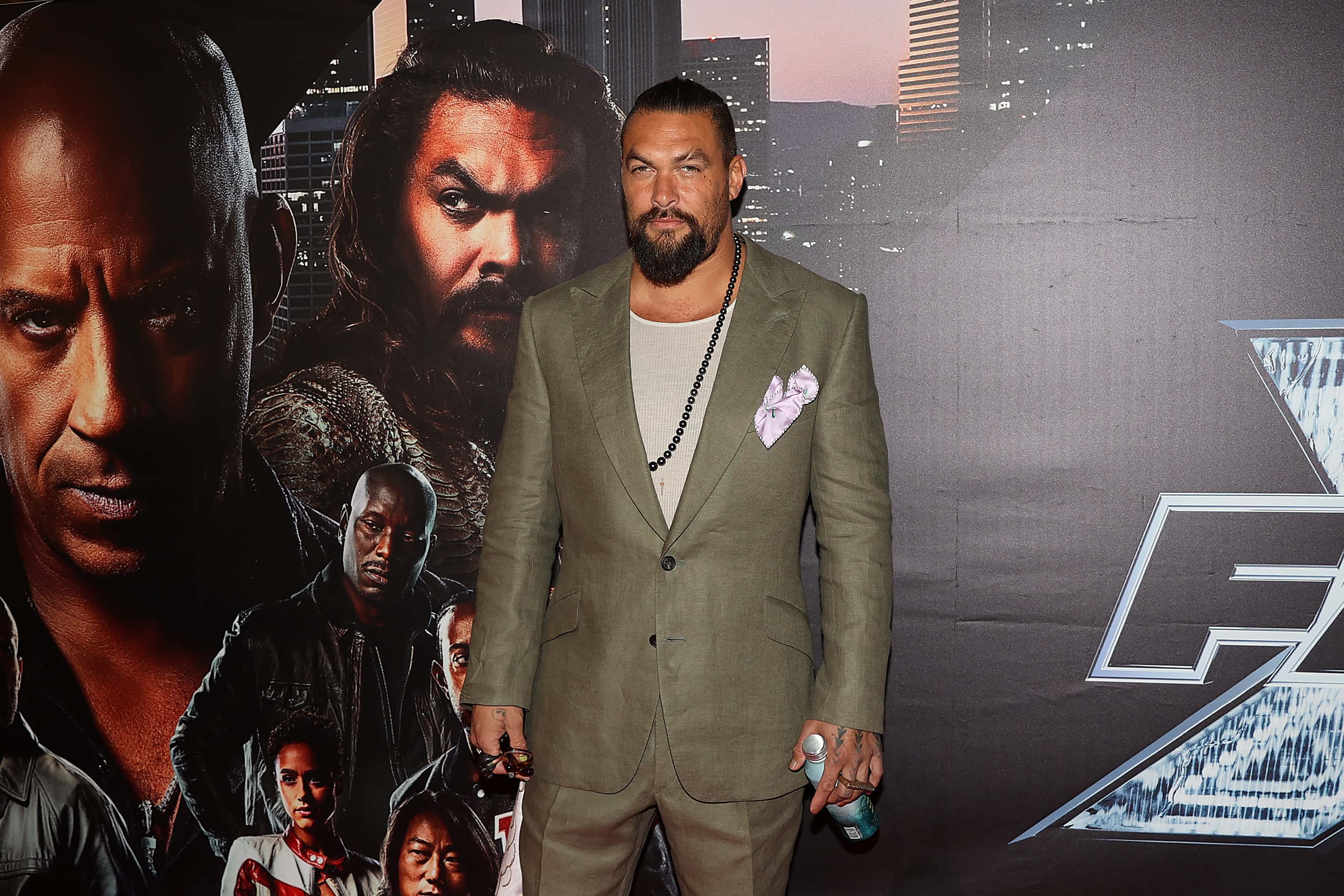 AUCKLAND, NEW ZEALAND - MAY 13: Jason Momoa attends a FAST X Special New Zealand Fan Screening, hosted by Jason Momoa on May 13, 2023 in Auckland, New Zealand. (Photo by Fiona Goodall/Getty Images for Universal Pictures)
