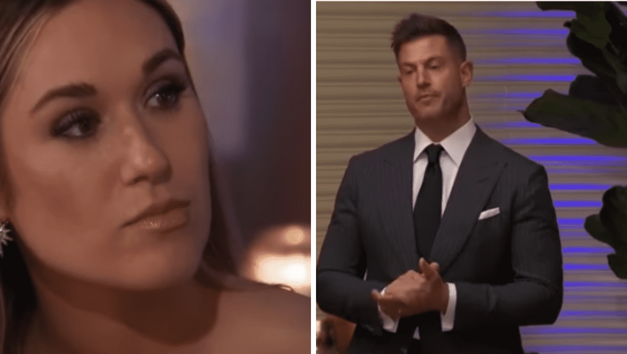 (L-R) Rachel Recchia and Jesse Palmer in 'The Bachelorette' 2022 (ABC)