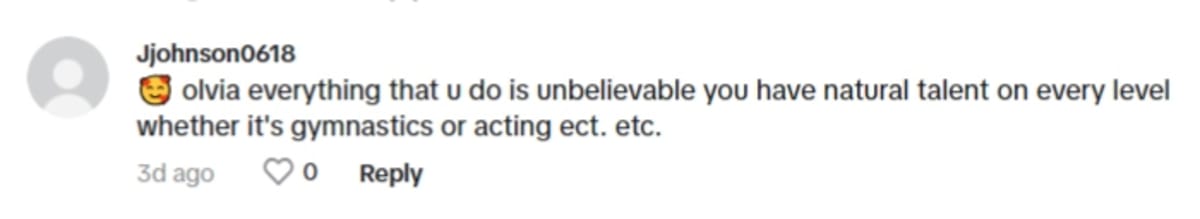 Olivia Dunne's fans reaction (livvydunne/ TikTok)