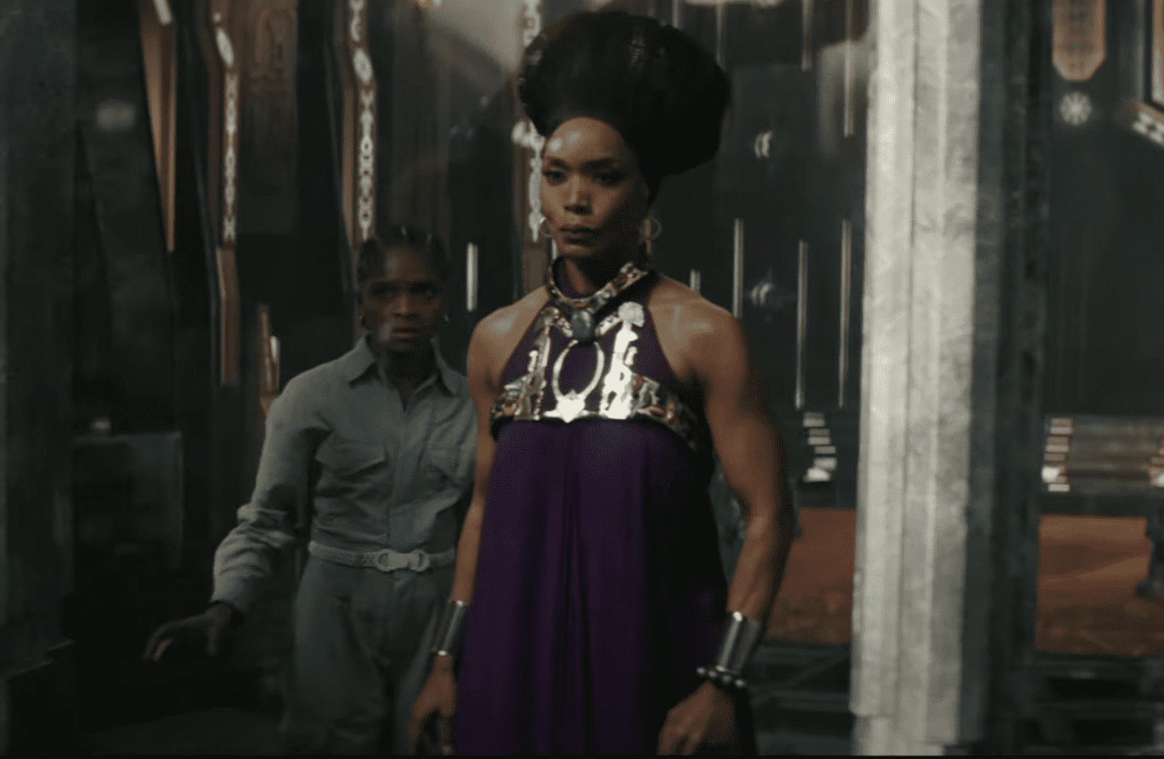Angela Bassett as Queen Ramonda in 'Wakanda Forever' (Marvel Studios/YouTube)