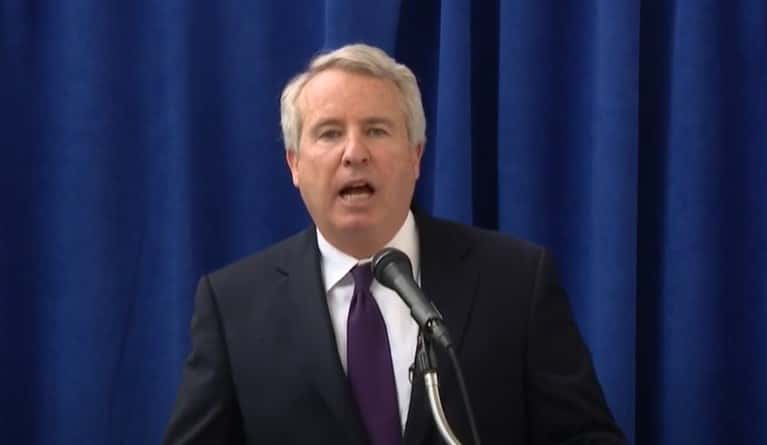 Christopher is an American businessman, politician, and Chair of Joseph P. Kennedy Enterprises, Inc. (CBS Chicago/YouTube)