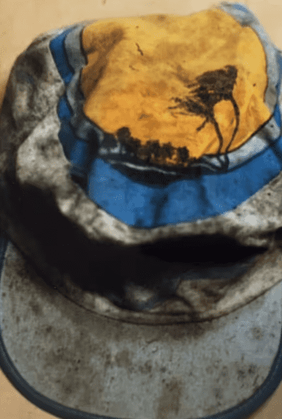 The baseball cap recovered with Michelle Lavone Inman's remains (TBI)