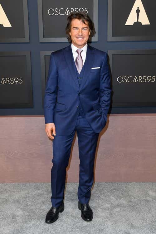 Tom Cruise attends the 95th Annual Oscars Nominees Luncheon at The Beverly Hilton on February 13, 2023 in Beverly Hills, California.