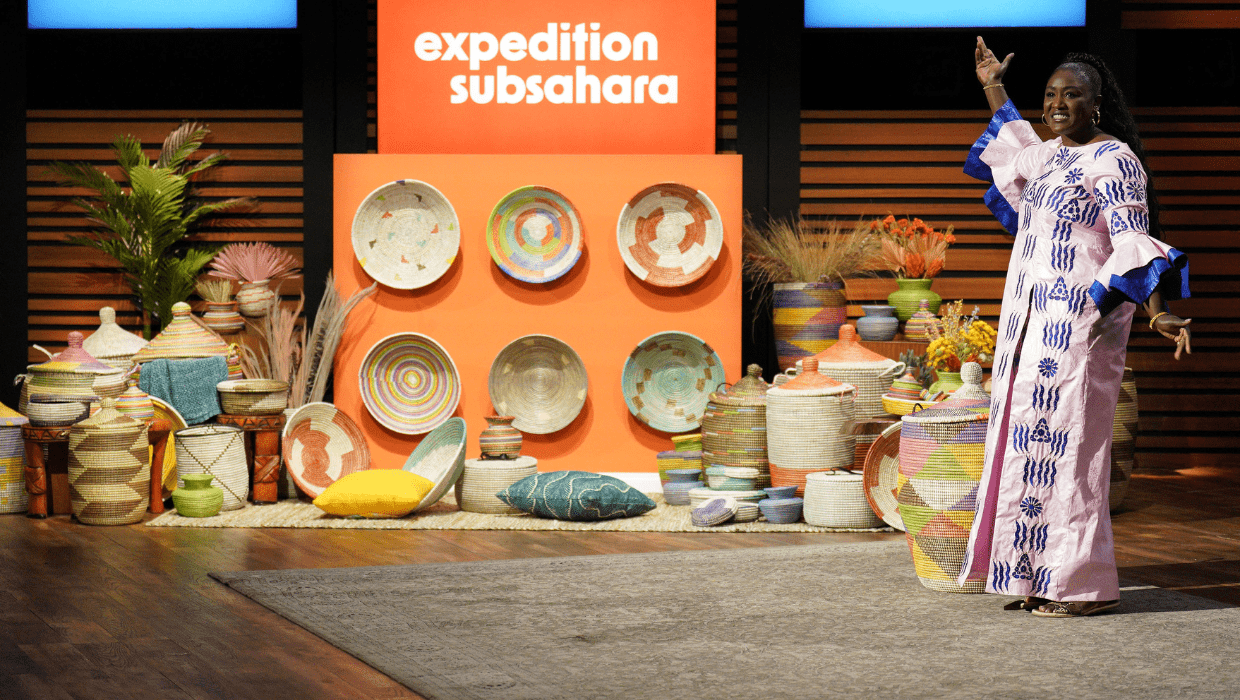 Expedition Subsahara founder Sofi Seck in 'Shark Tank' Season 14 episode 4 (ABC)