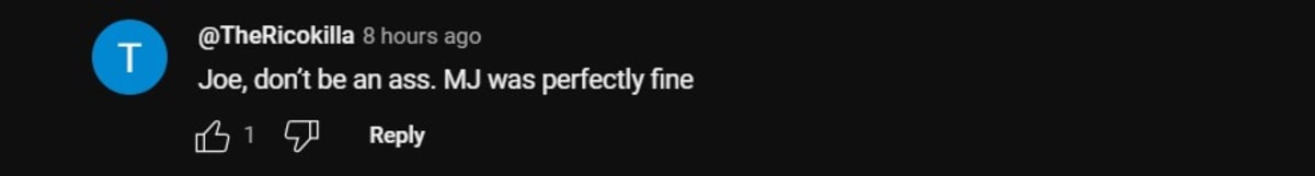 A user called Joe Rogan an 'a** for his assertion on Michael Jackson (RiseUpNow/YouTube)